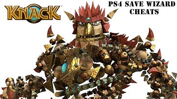 Knack - Extra Content Unlocked, All Parts & Relic Unlocked - PS4 Save Wizard