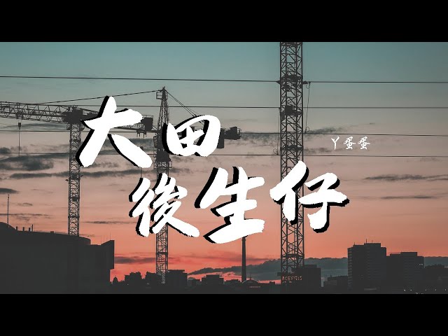 丫蛋蛋 - 大田後生仔【動態歌詞/Lyrics Video】 class=