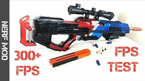 300 FPS Nerf Sniper Longshot Mod Chronograph Test