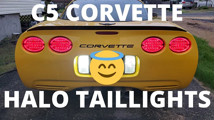C5 Corvette LED Halo Taillights