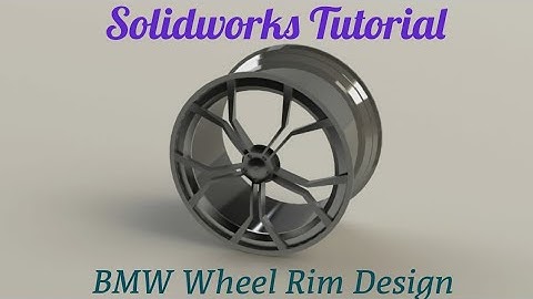 BMW Supercar Wheel Rim Design Tutorial | Solidworks 2018
