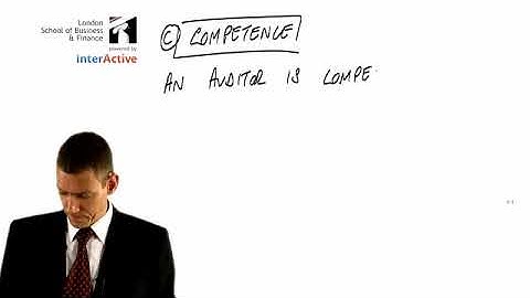 ACCA F8 Audit and Assurance  - Lecture 4 - Audit Ethics and Regulations Part 1