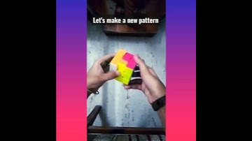 opposite pillars pattern on 3 by 3 Rubik