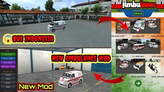 😱Ambulance🚑mode India in bus simulator indonesia game Mein truck Mod Kaise add hoga ad truck mod#bus