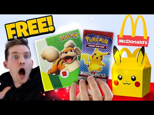 McDonald's lança nova promoção com cards 'Pokémon