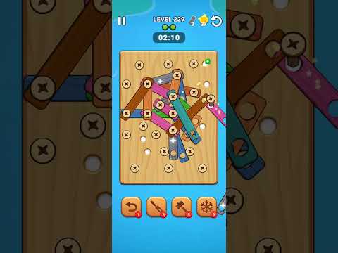 Level 229 || Wood Nuts || Screw Puzzle || latest update