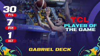 Gabriel Deck 🇦🇷 | 30 PTS | 1 AST | 7 REB