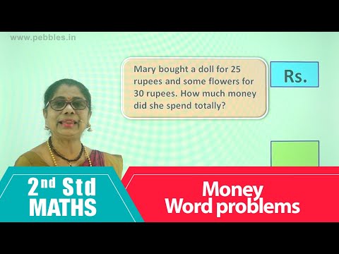 2nd Std Maths | Money - word problems | Mathematics Class -2 | Maths Part-120