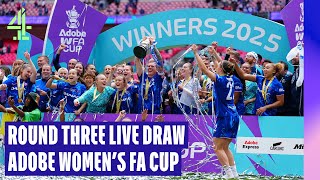 Round Three Adobe Women’s FA Cup Draw | Channel 4 Sport Live