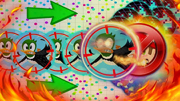 AGAR.IO//INSANE*HACKED*BAIT//BEST FAKE TRICKSPLIT EVER//INCREDIBLE DOUBLESPLIT
