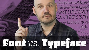 Font vs. Typeface – What’s the difference?