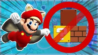 Can I avoid touching blocks in New Super Mario Bros. U?