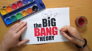 How to draw The Big Bang Theory logo