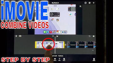 ✅ How To Combine Videos In iMovie 🔴