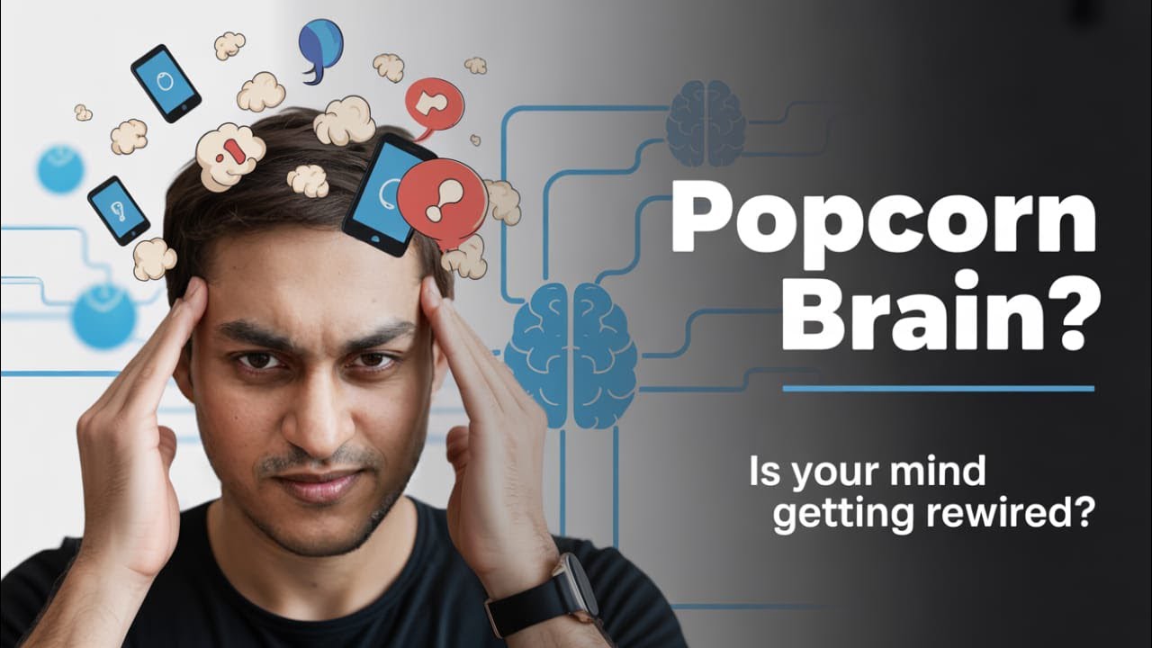 Popcorn Brain EXPLAINED! How Digital Overload is Rewiring YOUR Mind ...