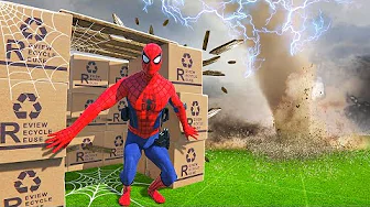 TORNADO Survival as Spiderman - Bonelab VR Mods
