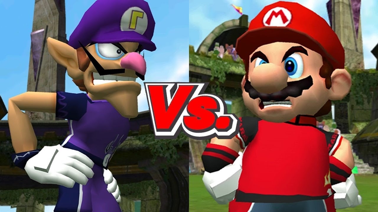Super Mario Strikers - Waluigi/Toad Vs. Mario/Hammer Bros