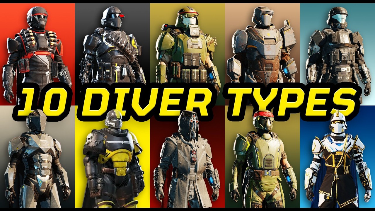 The 10 New Types of Helldivers