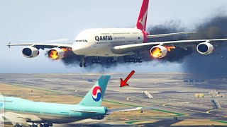 Airbus collided with airplane & Airbus collided    with airplane &