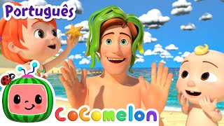 Download Lagu Pai e filha na praia | Cocomelon em Português | Desenhos Animados e Músicas Infantis MP3