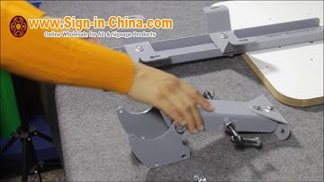 The Installation Video for 1 Color 1 Station T-Shirt Silk Screen Printing Machine