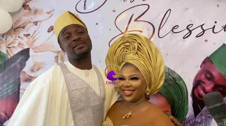 NIYI JOHNSON AND WIFE SEYI EDUN ARRIVE AT THE NAMING CEREMONY OF THEIR TWINS