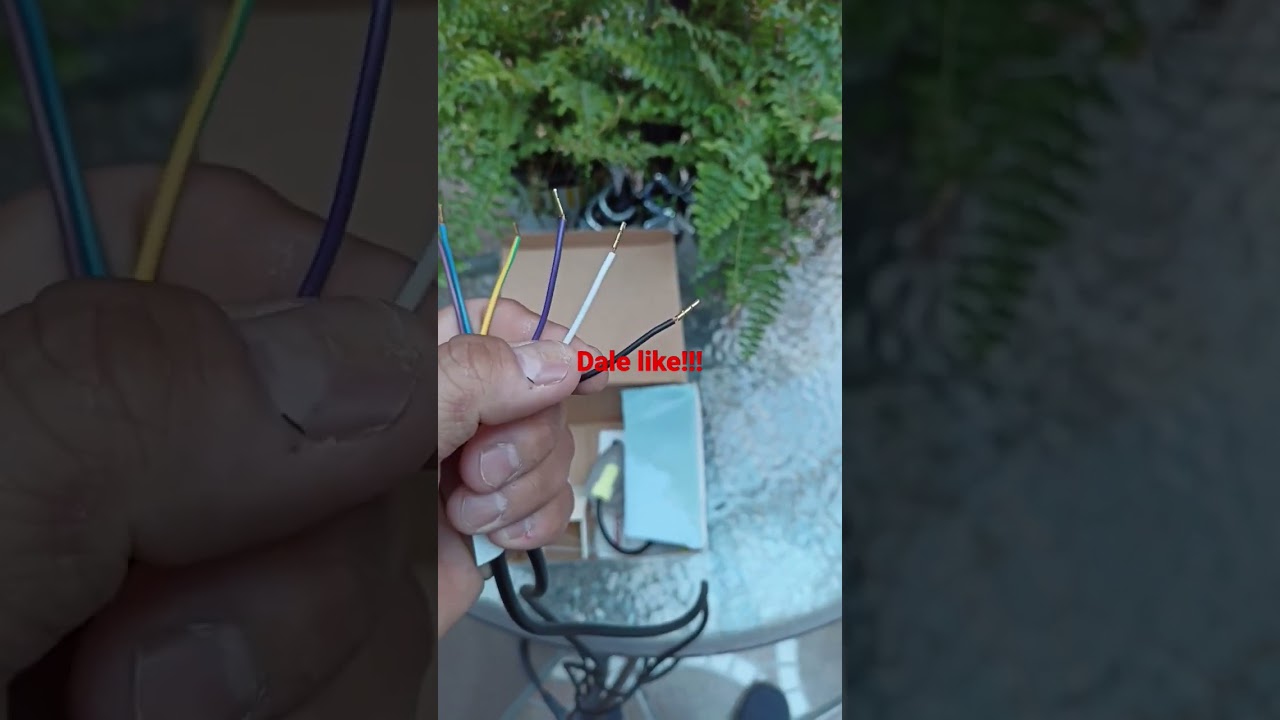 Color de cables y conexi&oacute;n de bomba de drenado estilo 