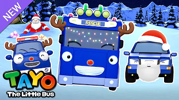 Santa Claus and Rescue Team 🎄🚨 | Christmas Song for Kids | Tayo Rescue Song | Tayo the Little Bus