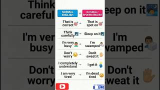 ​👉 Stop Saying "I'm Very Busy" ❌ Say This Instead!​#EnglishTips #LearnEnglish #SpokenEnglish