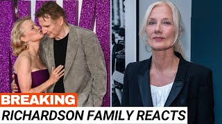 Liam Neesons Late Wifes Sister Reacts To His Pamela Anderson Pic