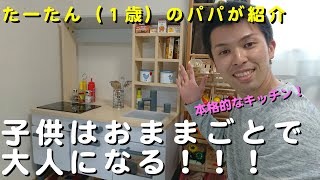 【パパが解説】いろいろと知育にうってつけのおままごと