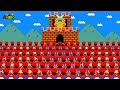 Super Marrio Bros. but Mario have 1.000.000 Mario Clone at Once