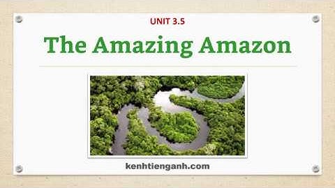 [Unit 3.5] The Amazing Amazon - Listening English Through Dictation