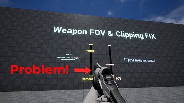 Weapon FOV & Clipping FIX | UE Asset