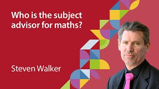 An introduction from OCR’s subject advisor for maths, Steven Walker