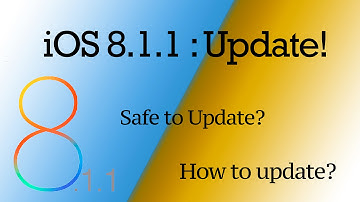 iOS 8.1.1 - How to Update? All iDevices EASY