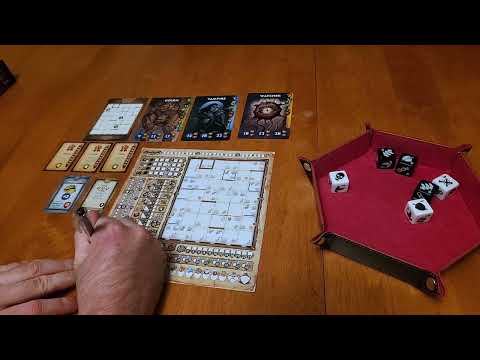 Paper Dungeons - Board Game - Solo Playthrough