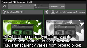 Transparent PNG Generator Quick Tutorial