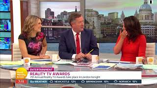 Piers Is Not Happy With Susanna's 'Best Presenter' Nomination | Good Morning Britain