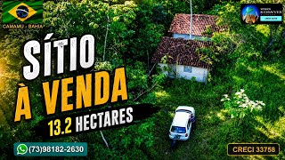 Sítio à venda,Camamu-Bahia,área de 13.2 hectares,casa,água,energia,cacau e frutíferas R$:300.000MIL 