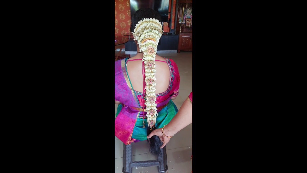 Tulunad Bridal Jalli / Jade || Udupi Mangalorean Bride || Wedding Hairstyle  - YouTube