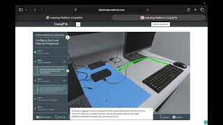 COMPTIA | Lab 9.1.11 Configure a Laptop Dock and External Peripherals
