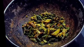 Potato | beans | fry | recipe