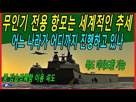 무인기 전용 항모는 세계적인 추세, 어느 나라가 어디까지 진행하고 있나