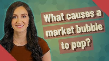 What causes a market bubble to pop?