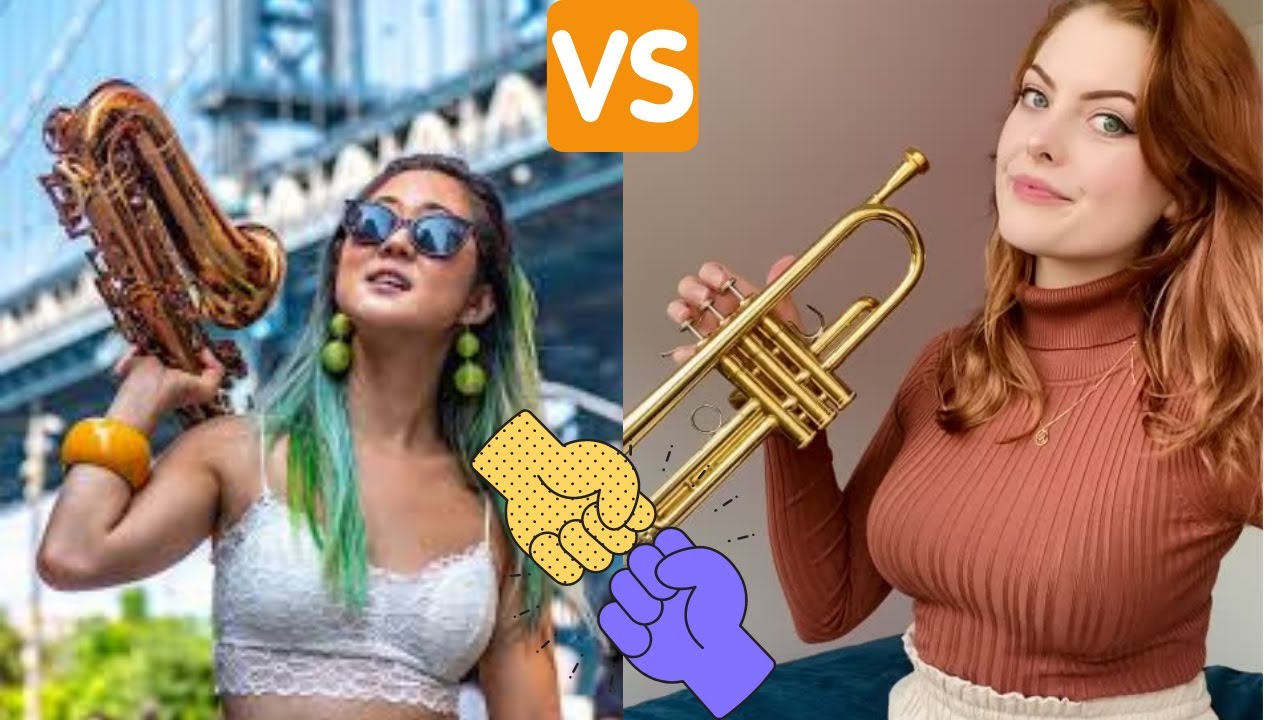Sax Vs Trumpet Musik Battle 1Tik Tok MemeWho Won Write In Comments