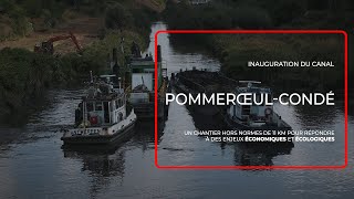 Réouverture à la navigation du canal Pommeroeul-Condé