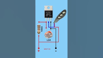 DIY Night Light with LDR and H1061 Transistor #electronics #shorts #diy