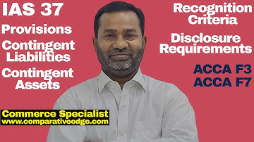 IAS 37 Provisions, Contingent Liabilities & Contingent Assets | ACCA F3 | CMA | Financial Reporting