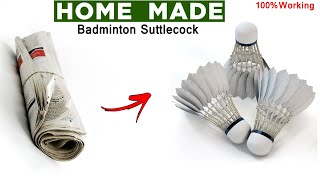 how to make shuttlecock | how to make shuttlecock with paper | how to make shuttlecock at home |